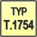 Piktogram - Typ: T.1754
